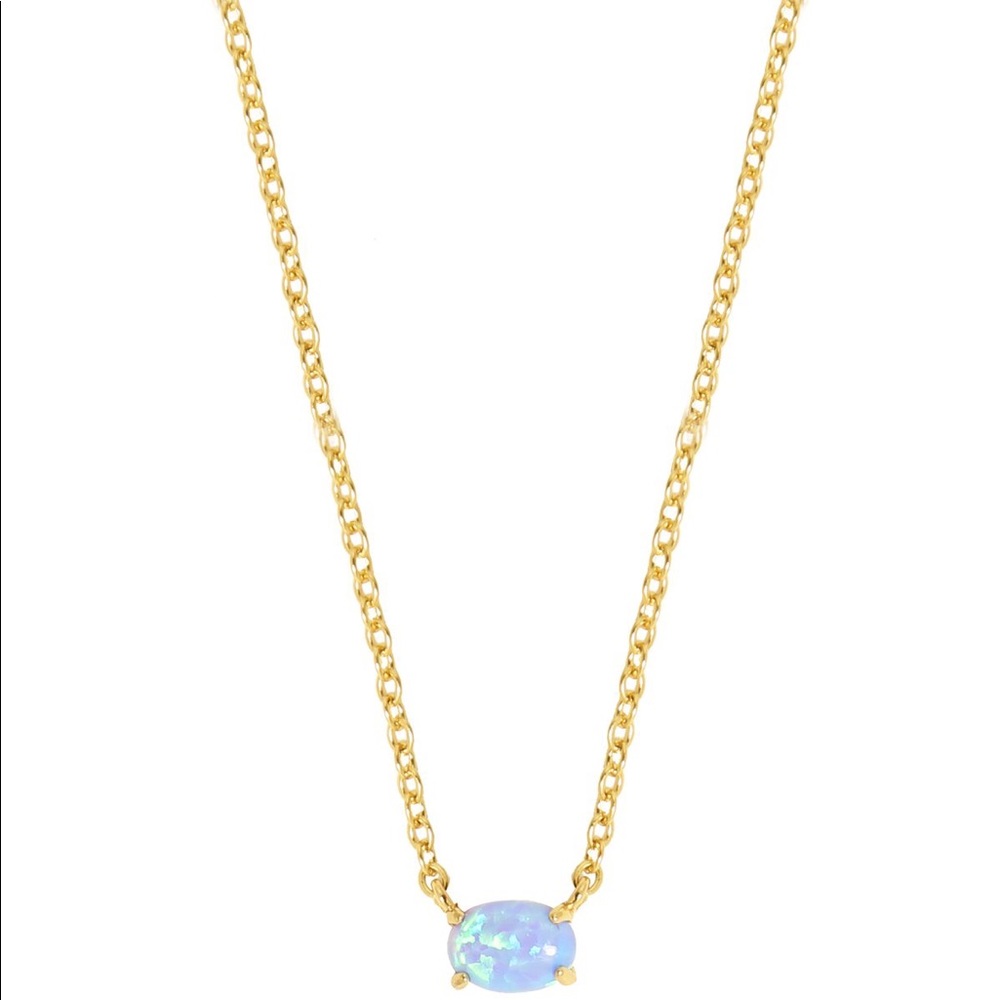 NWT Ettika Kyocera 18k Gold Plated Opal necklace